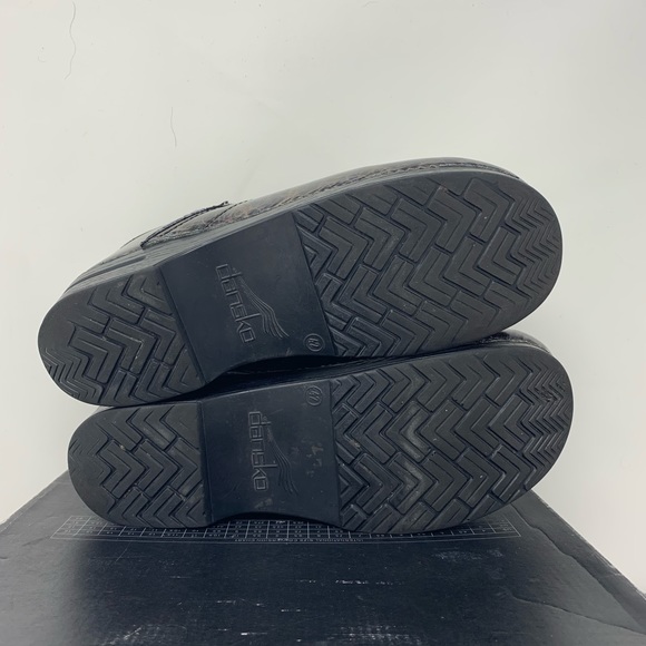 Dansko Petrol Leather Clogs - Picture 6 of 7